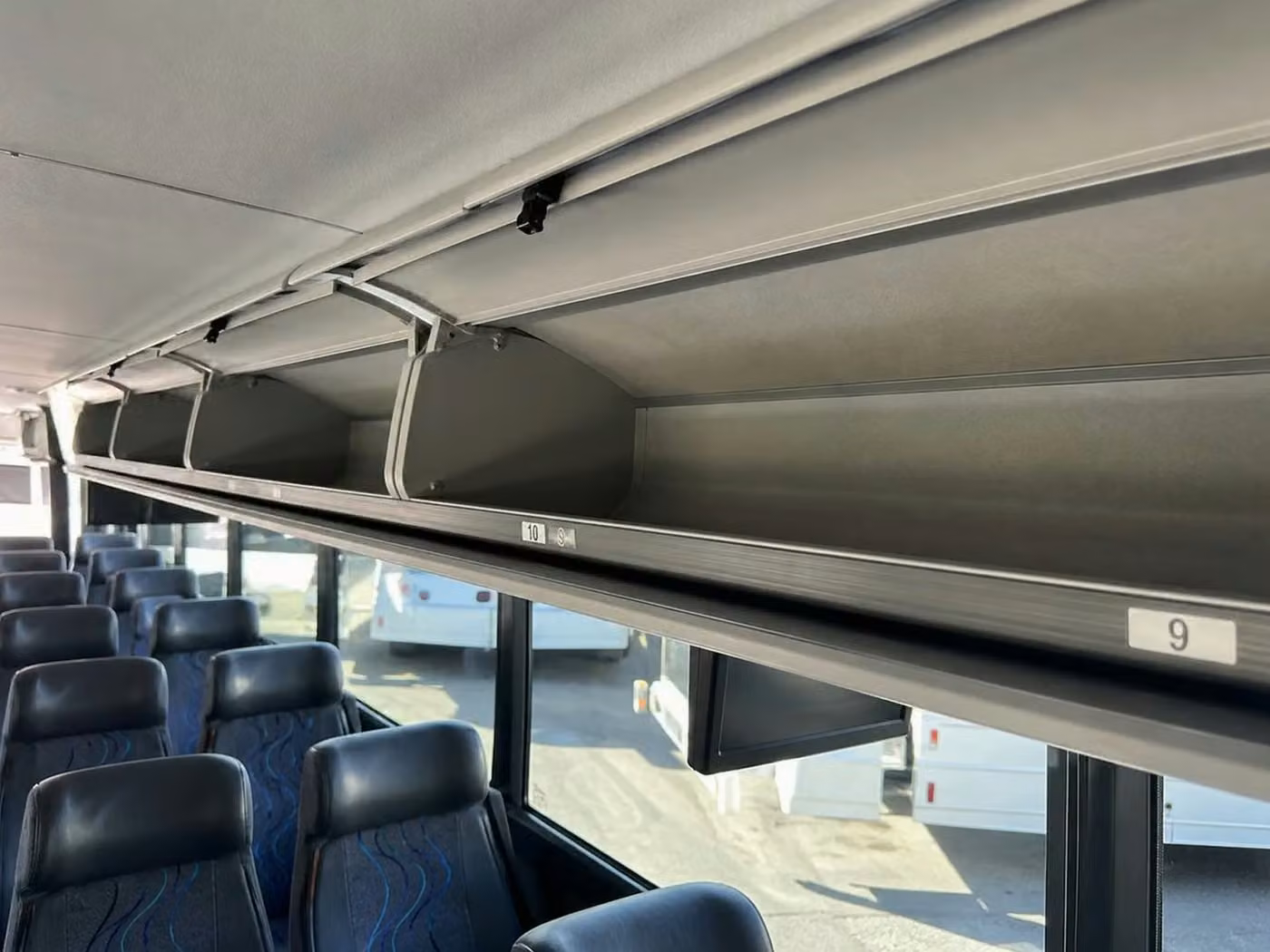 lauderdale lakes 28 passenger minibus overhead storage