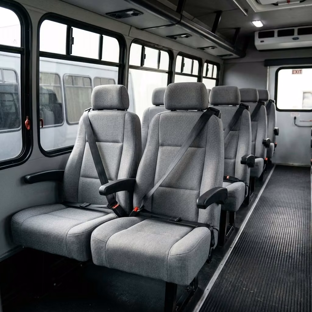 lauderdale lakes 35 passenger minibus reclining seats