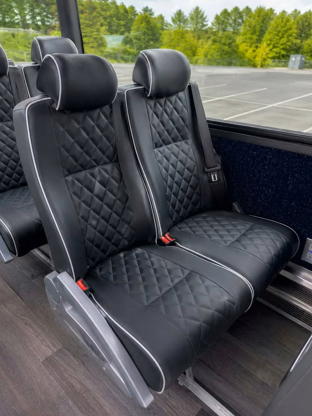 lauderdale lakes 56 passenger charter bus reclining seats