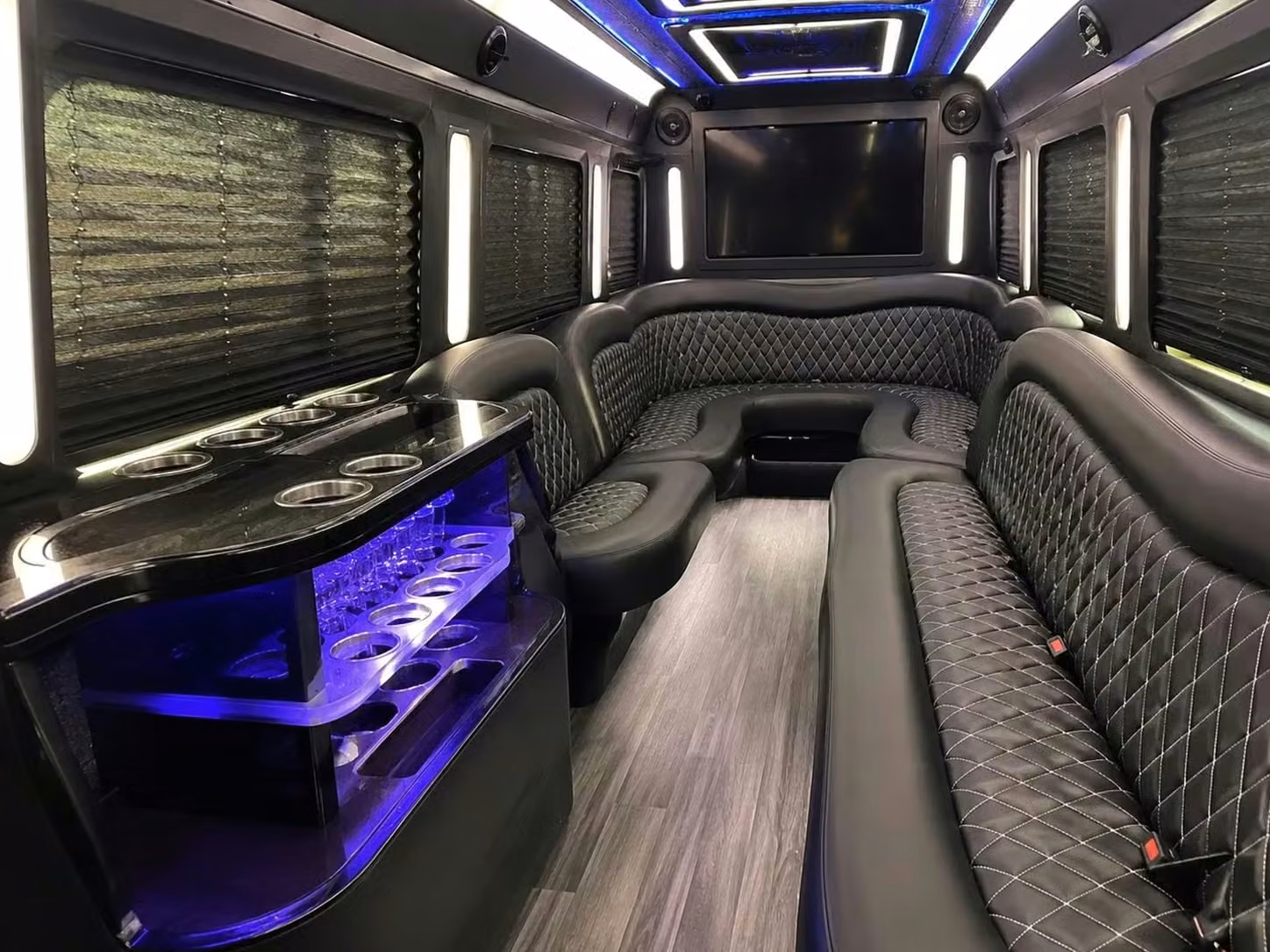 lauderdale lakes party bus bar area