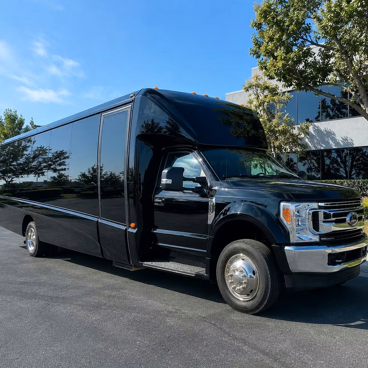 lauderdale lakes prom party buses with led lighting bluetooth sound and leather seating