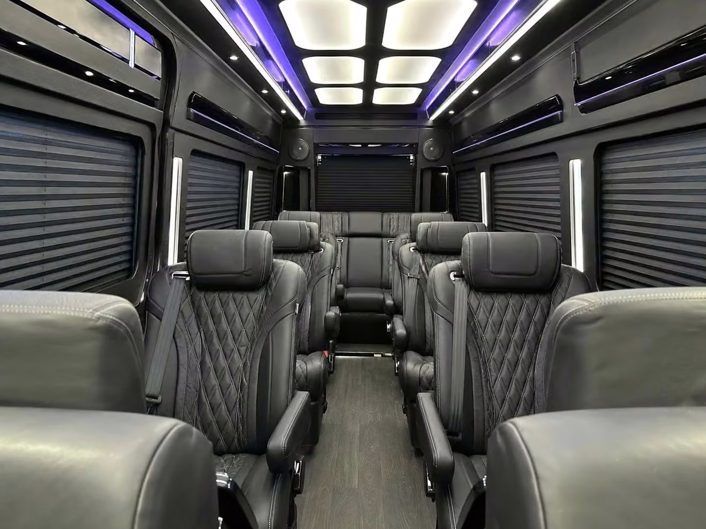 lauderdale lakes sprinter van rental with driver reclining seats