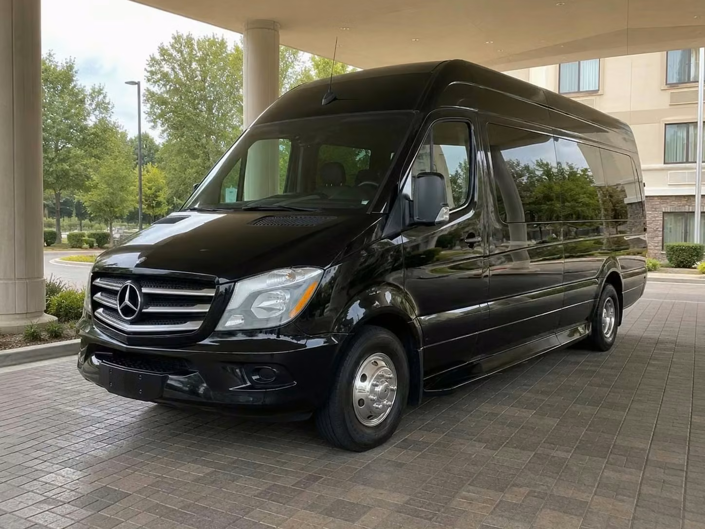 lauderdale lakes sprinter van rental with driver tinted windows