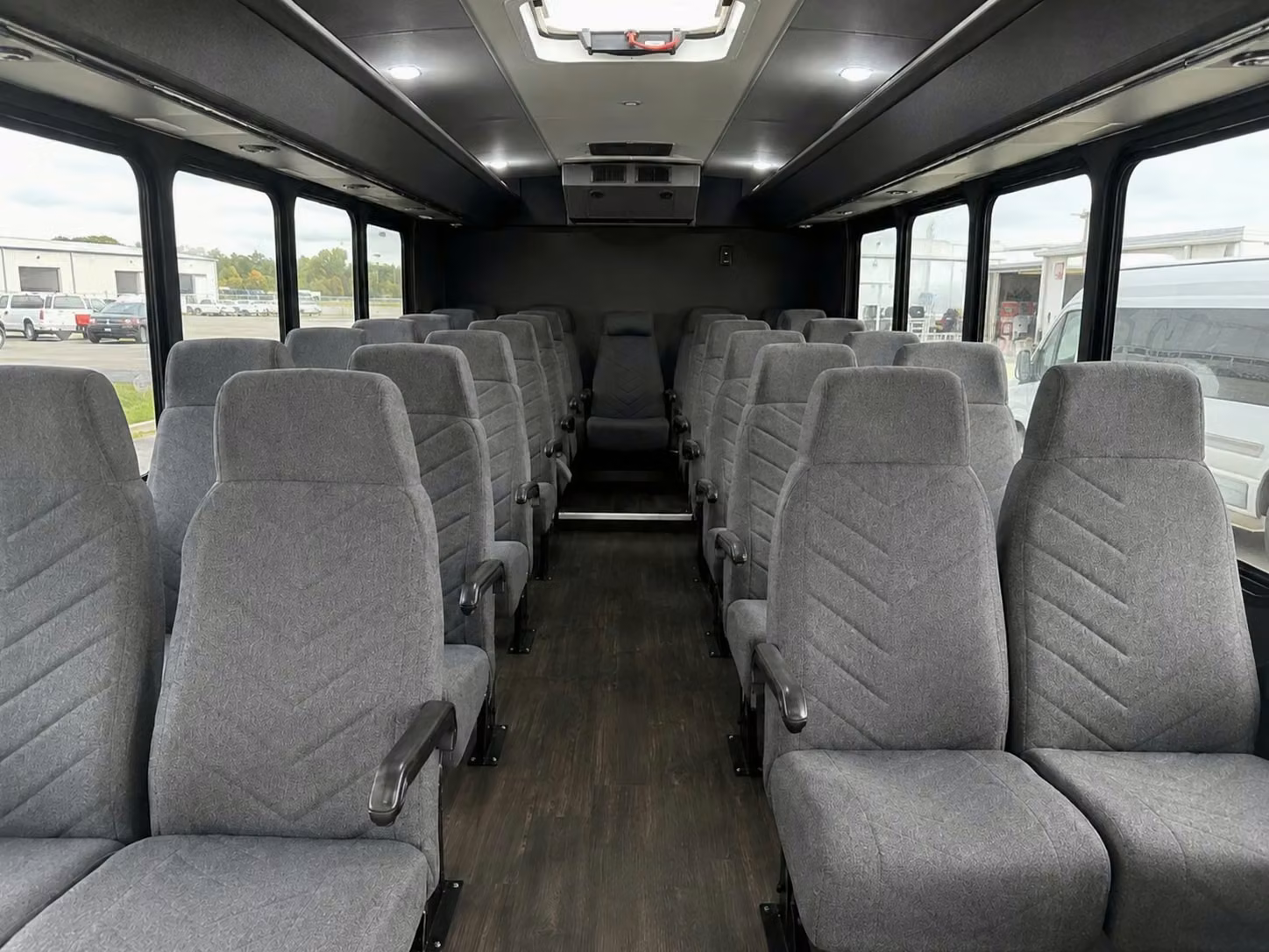 15 passenger minibus interior