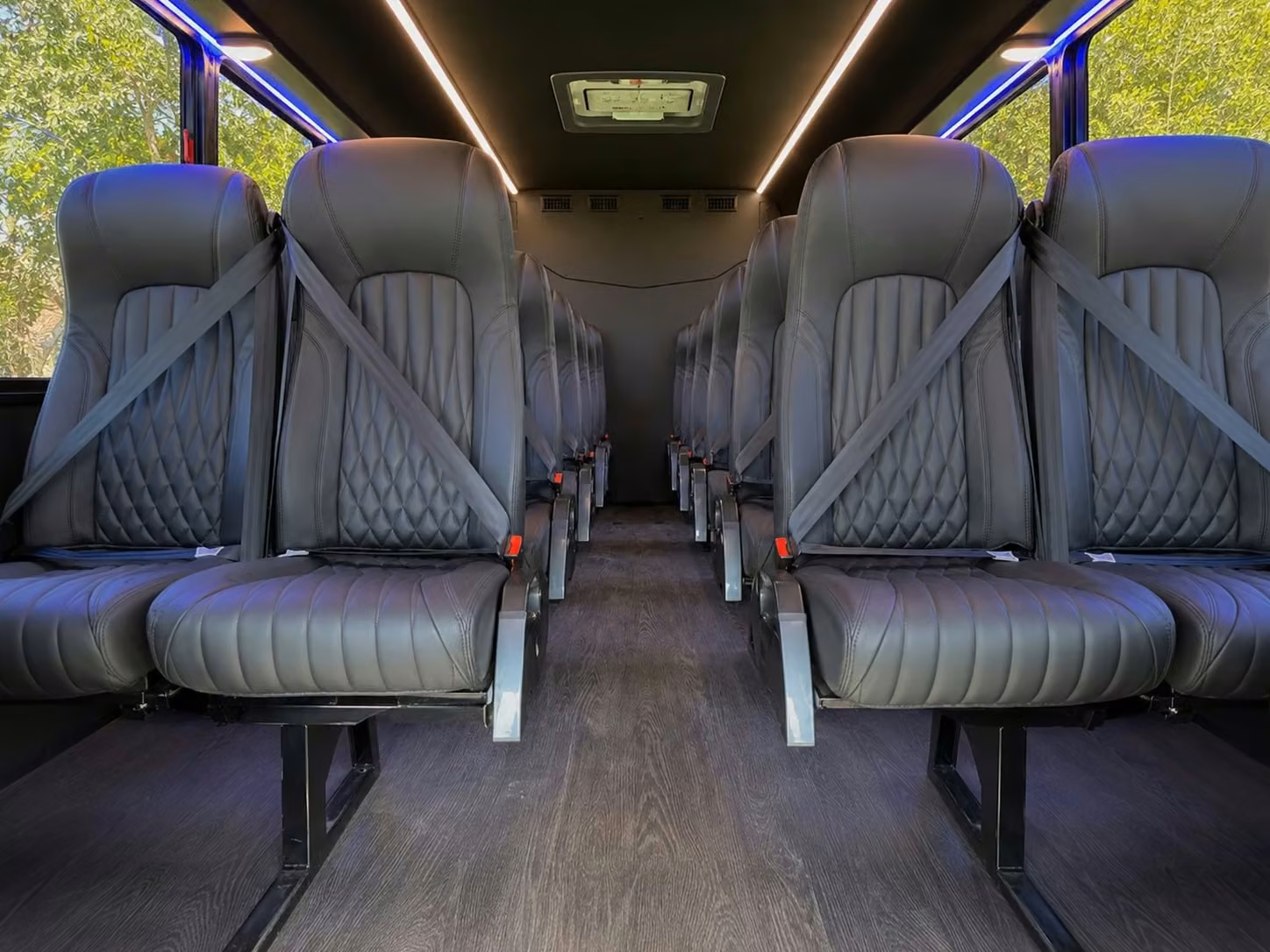 20 passenger minibus interior