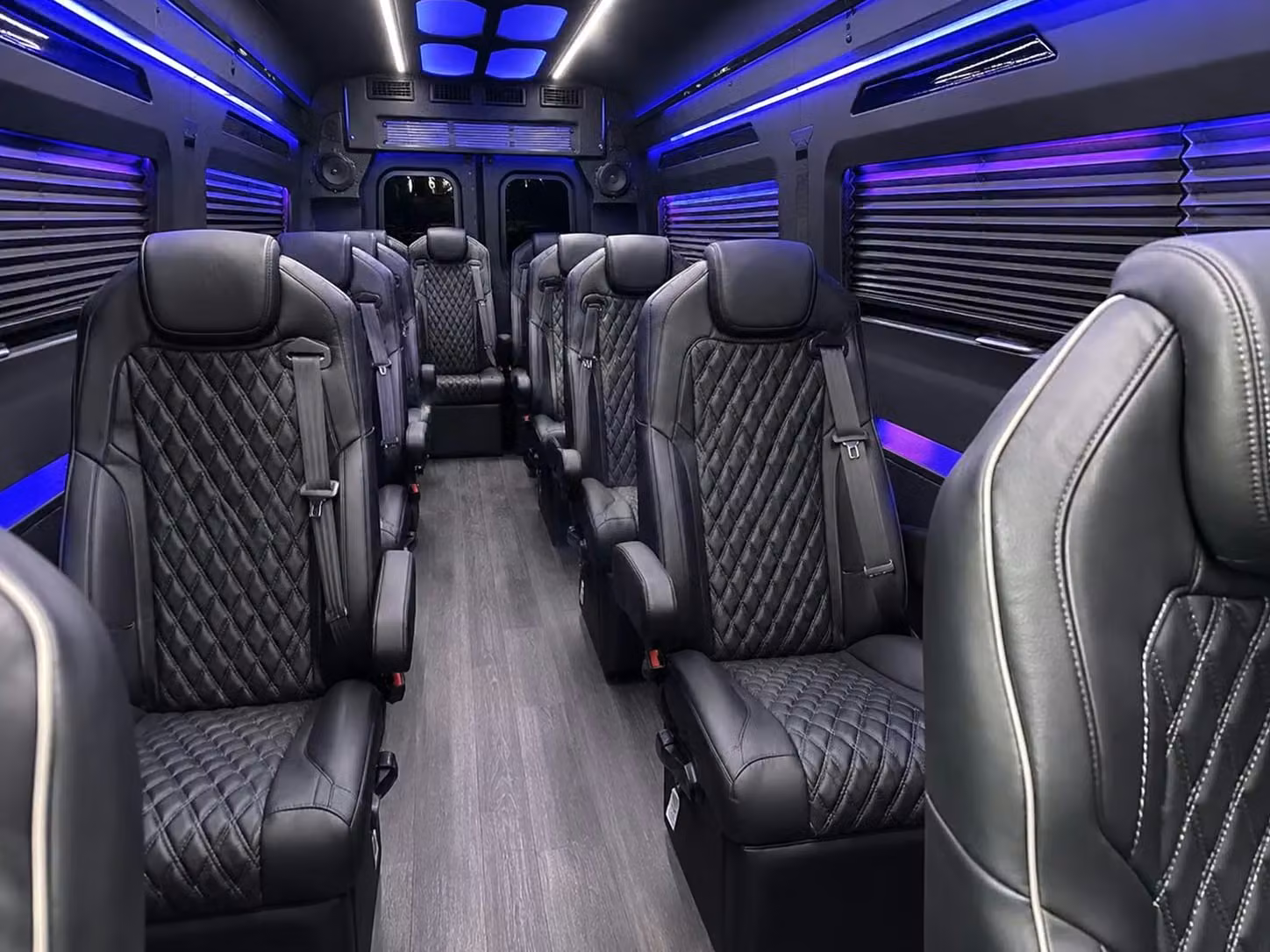sprinter van with driver interior